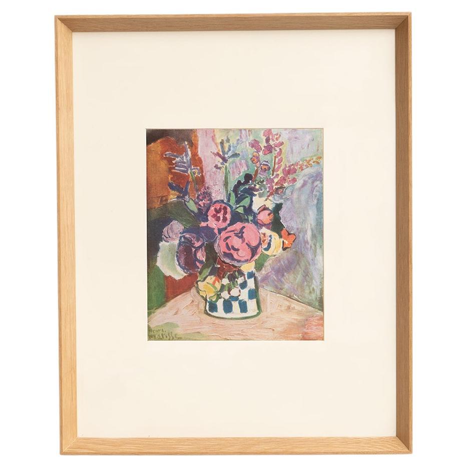 Henri Matisse 1948 Farbklischee-Druck, gerahmt
