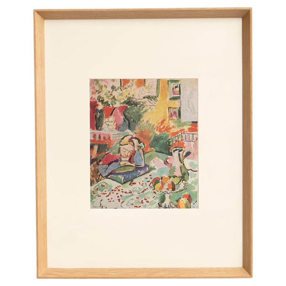 Henri Matisse 1948 Color Cliché Print, Framed
