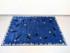 Henri Matisse Attributed Vintage Wool Rug