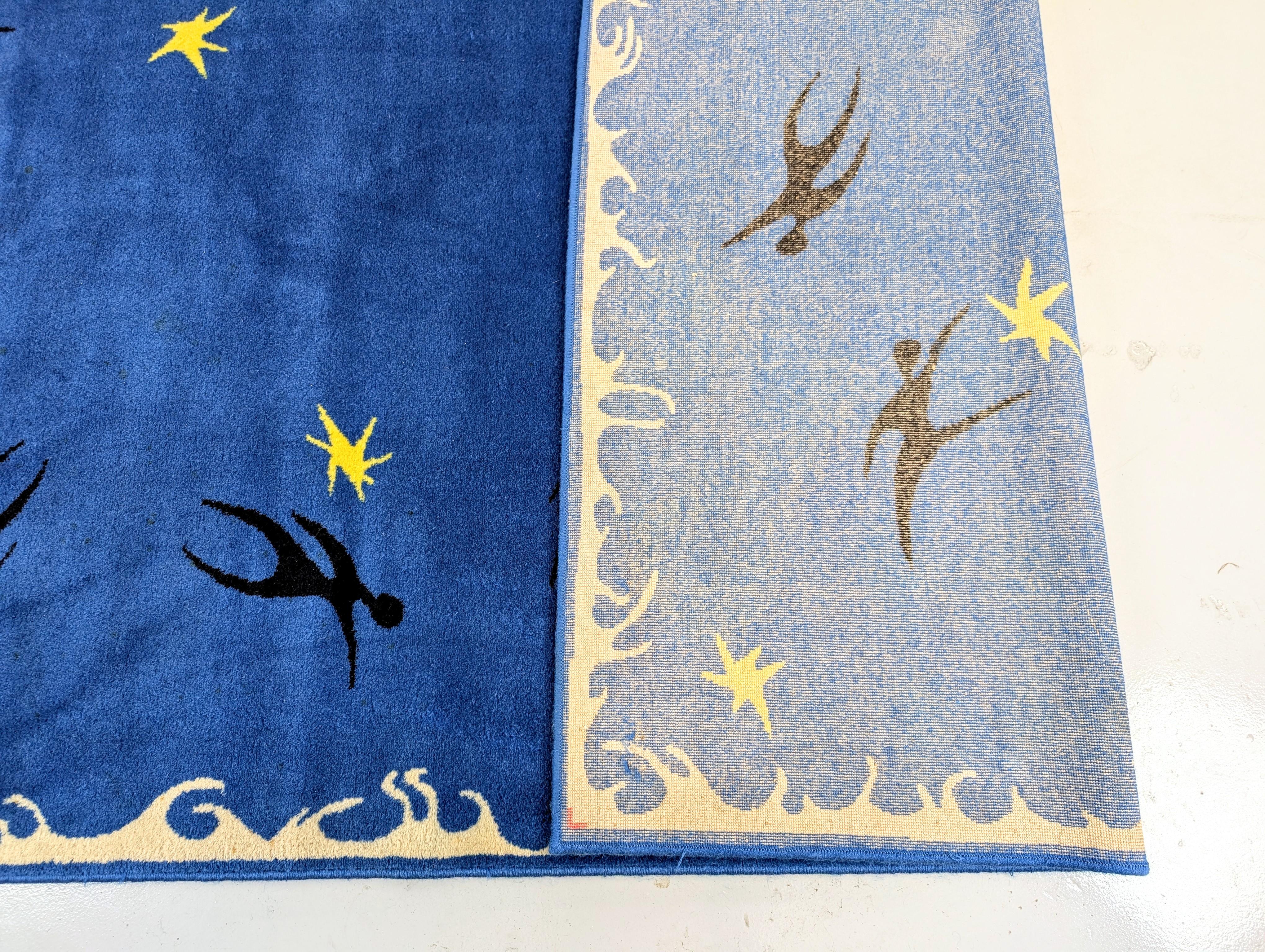 Henri Matisse zugeschrieben Vintage Wolle Teppich (20. Jahrhundert) im Angebot