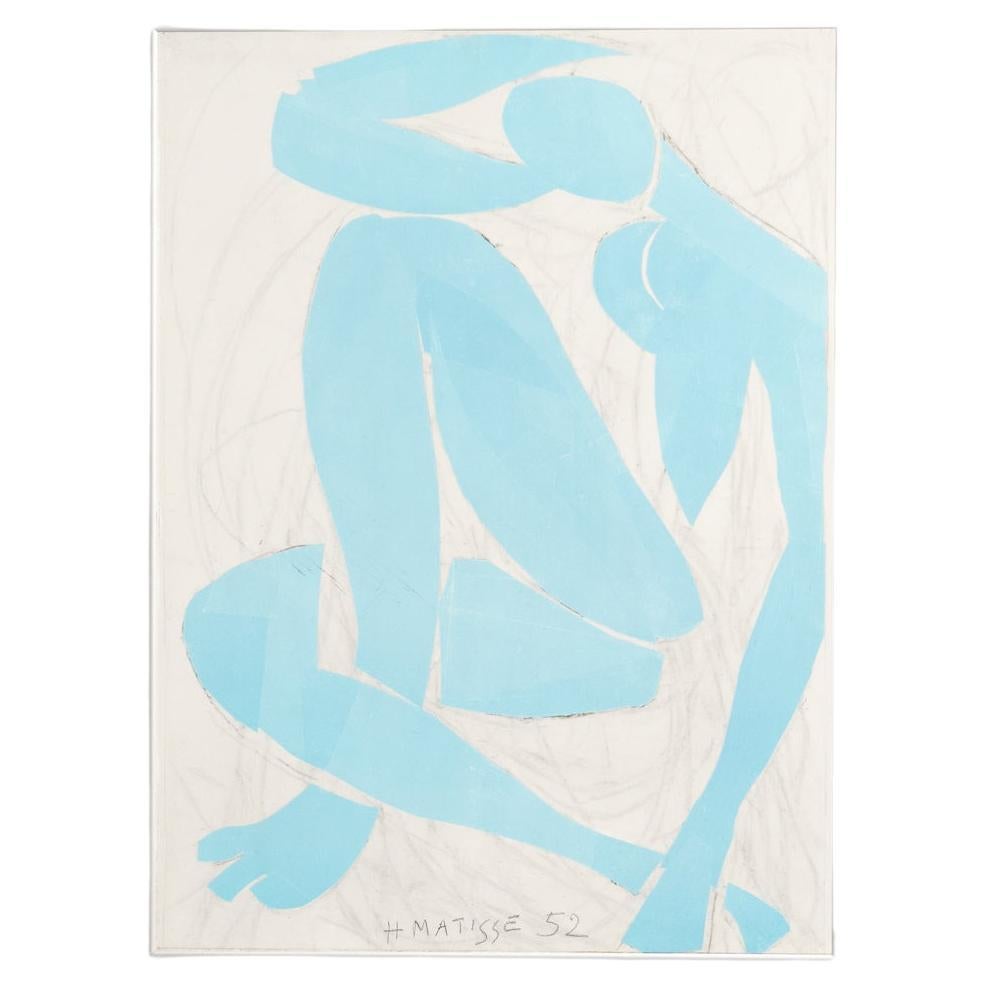 Henri Matisse "Bleu" Cut-Out Print – 1990s
