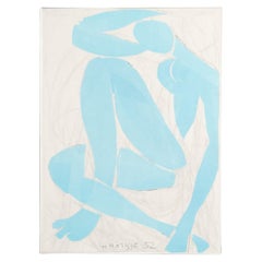 Henri Matisse "Bleu" Cut-Out Print – 1990s