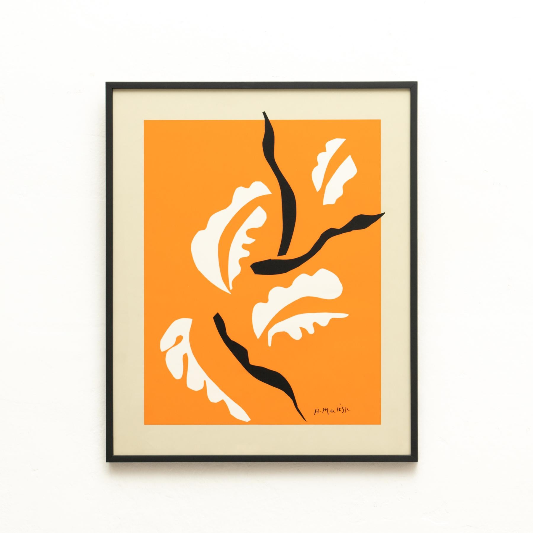 Henri Matisse Color Lithography, circa 1970 2