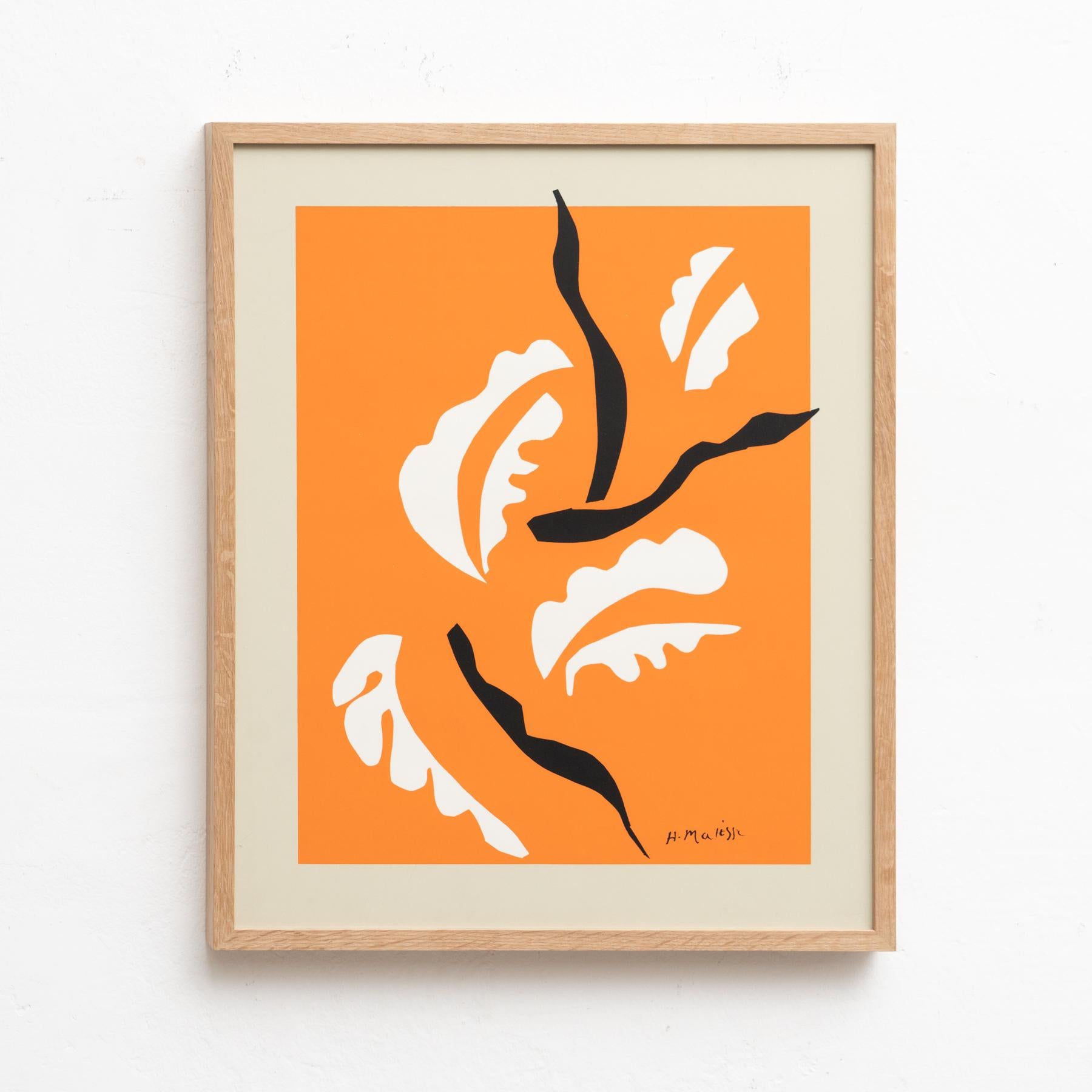 Paper Henri Matisse Color Lithography, circa 1970