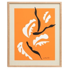 Litografía en color de Henri Matisse, hacia 1970