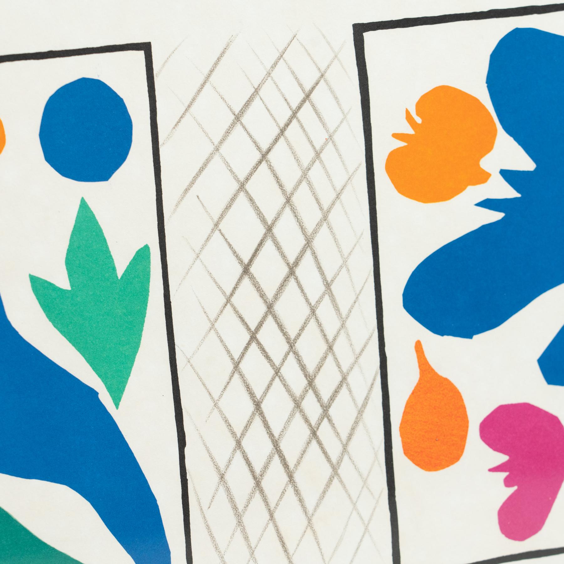 Henri Matisse 'Coquelicots' Lithograph', circa 1954 5
