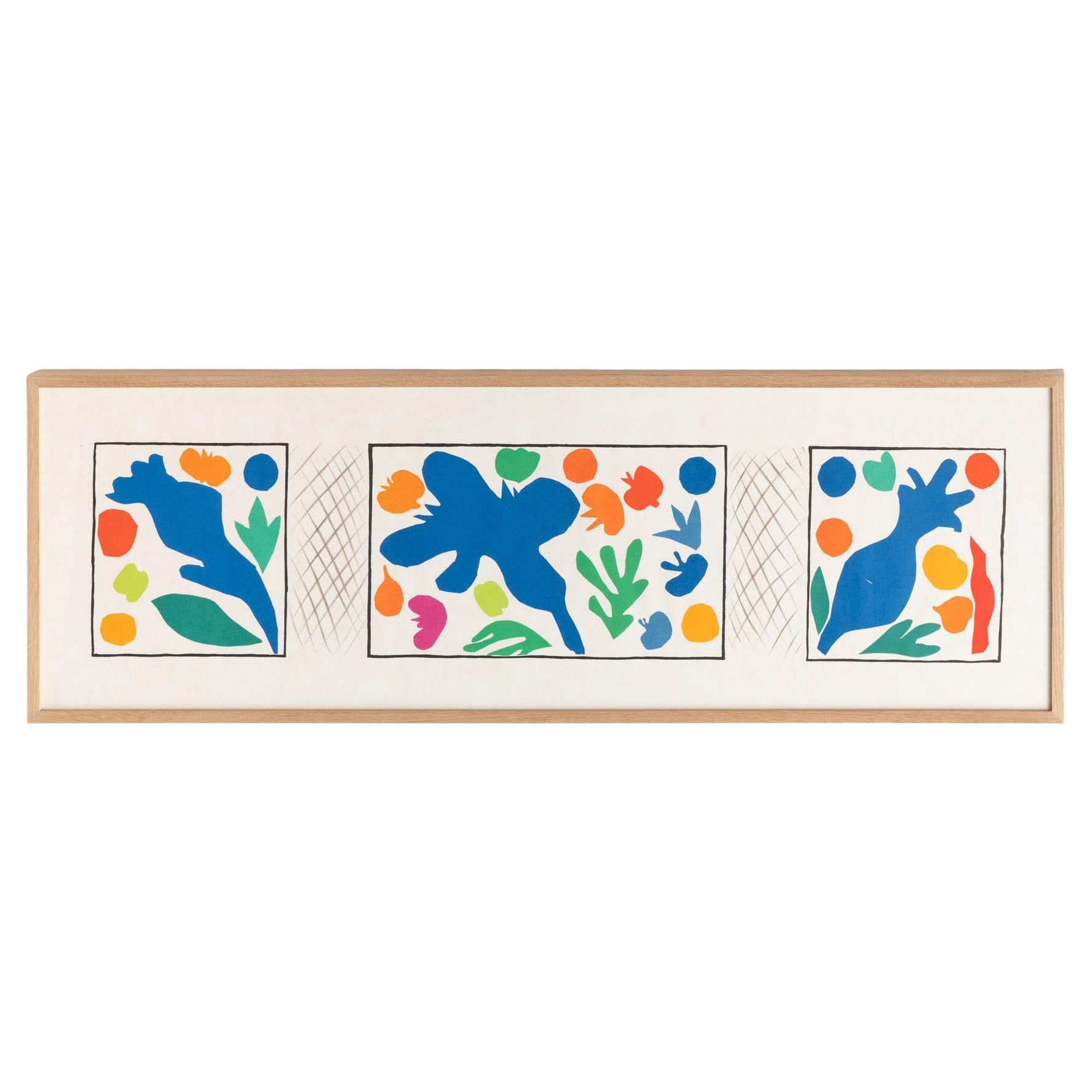 Henri Matisse 'Coquelicots' Lithograph', circa 1954 For Sale at 1stDibs