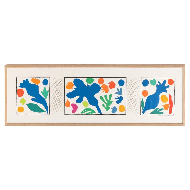 Henri Matisse 'Coquelicots' Lithograph, circa 1970.

Signed in the stone.
Edited by Edition des Nouvelles Images, France.
Framed.

Henri Matisse whether working as a draftsman, a sculptor, a printmaker or a painter Henri Matisse was a master