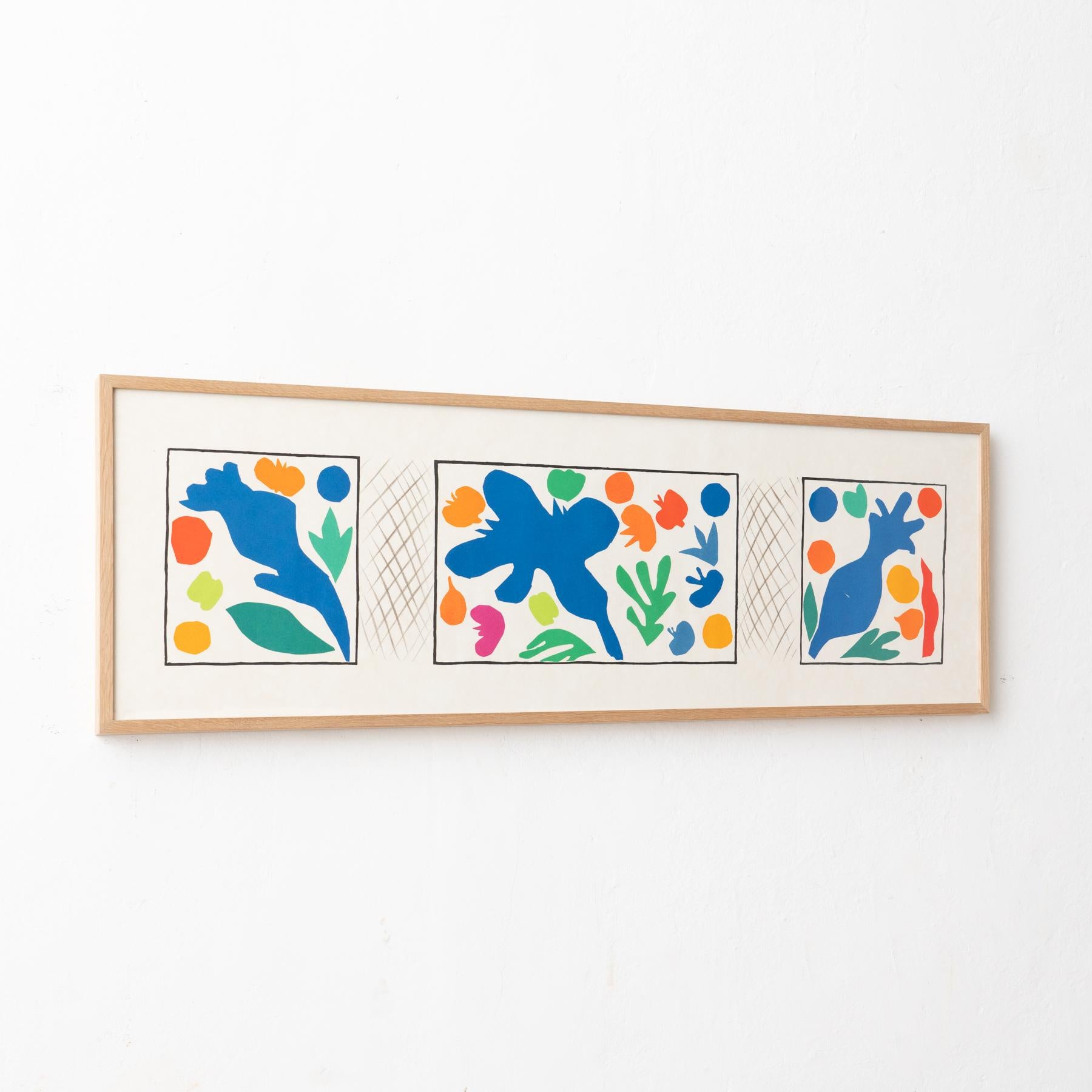 Modern Henri Matisse 'Coquelicots' Lithograph', circa 1954