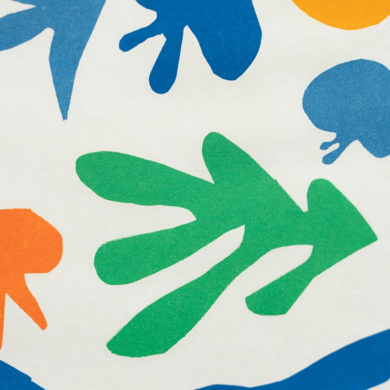 Mid-20th Century Henri Matisse 'Coquelicots' Lithograph', circa 1954 For Sale