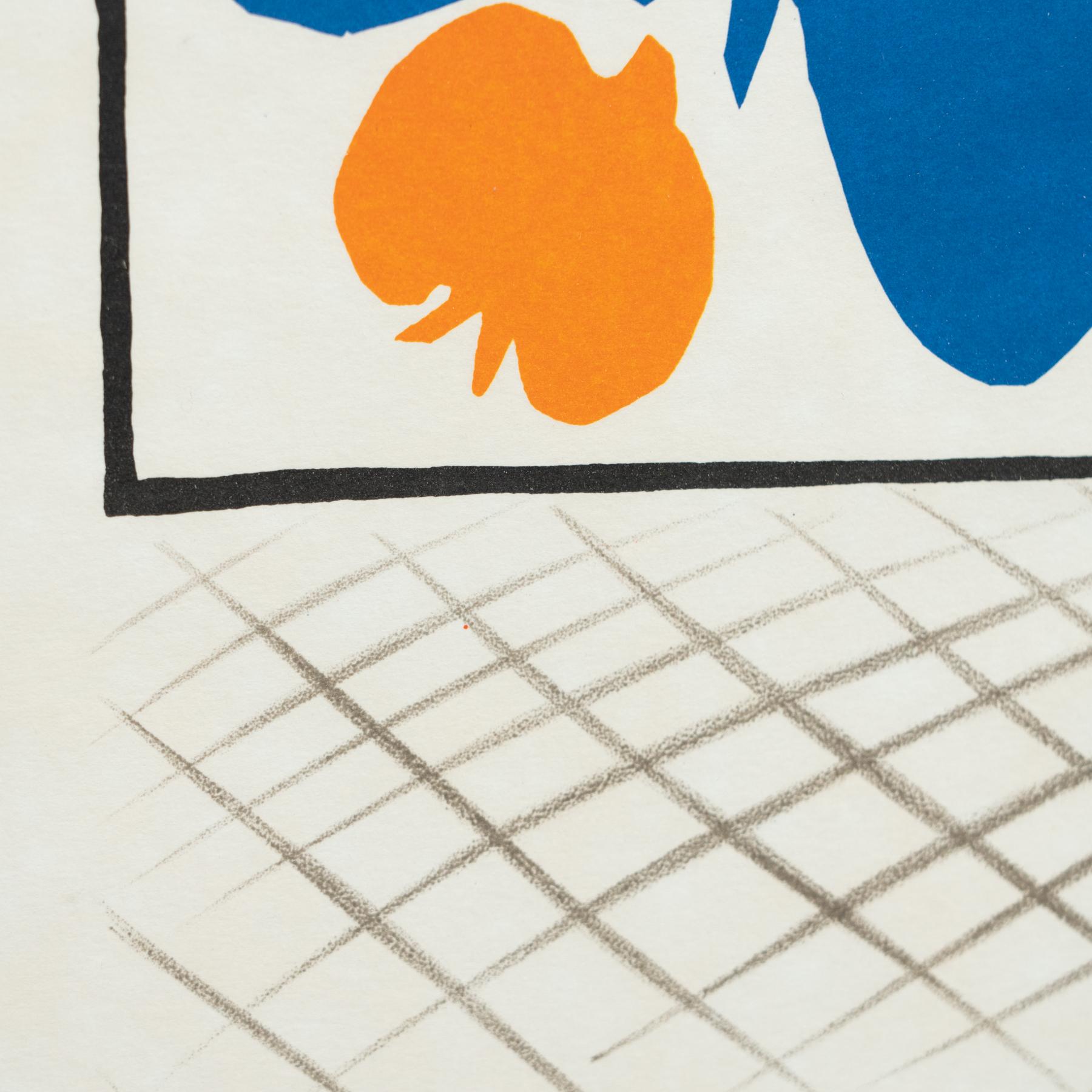 Henri Matisse 'Coquelicots' Lithograph', circa 1954 1