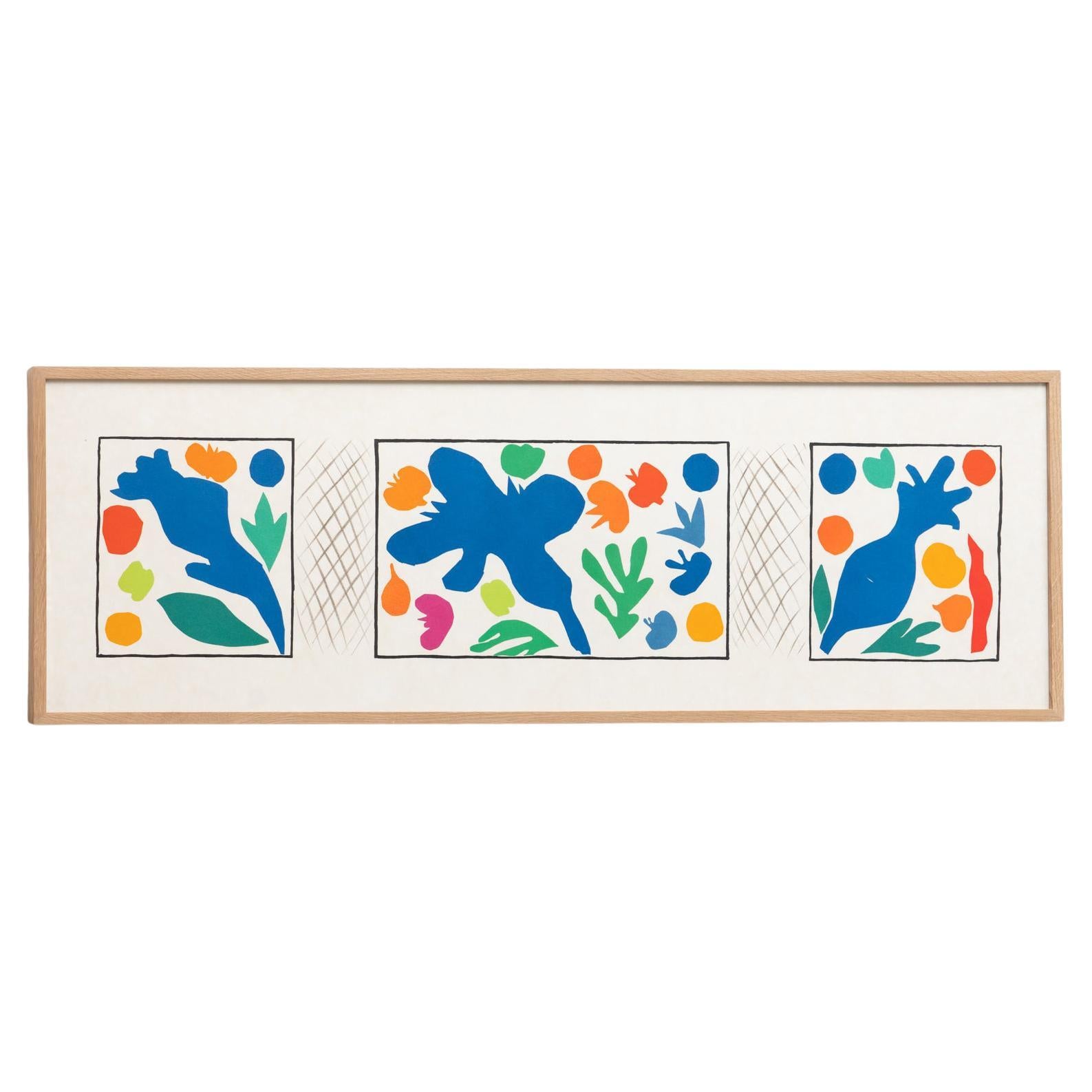 Henri Matisse 'Coquelicots' Lithograph', circa 1954