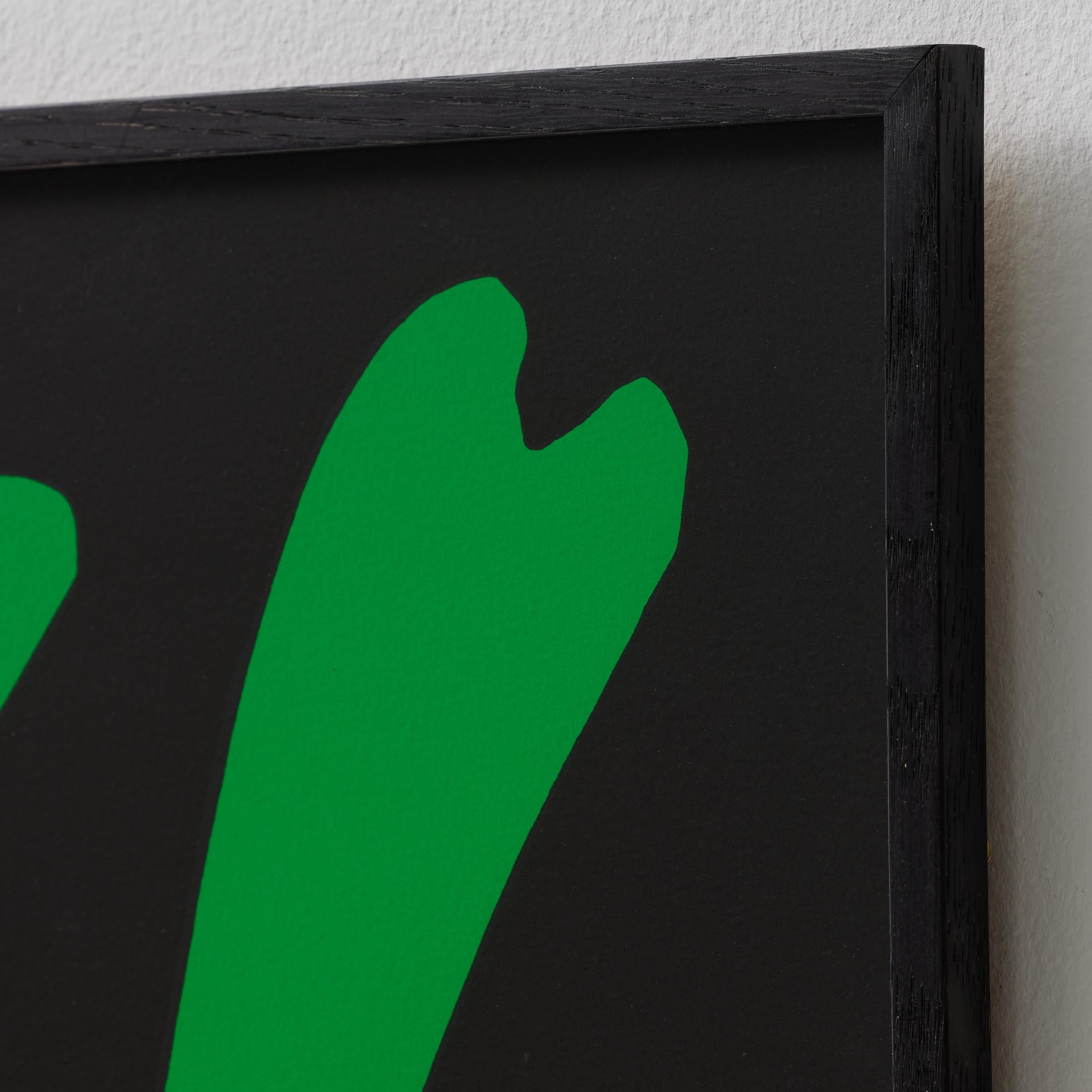 Late 20th Century Henri Matisse Fern Cut Out Lithography in Black and Green, 1953 For Sale