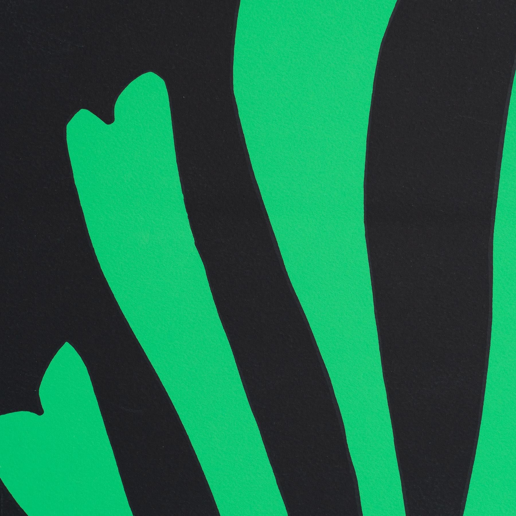 Henri Matisse Fern Cut Out Lithography in Black and Green, 1953 1