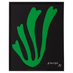 Henri Matisse Fern Cut Out Lithography in Black and Green, 1953