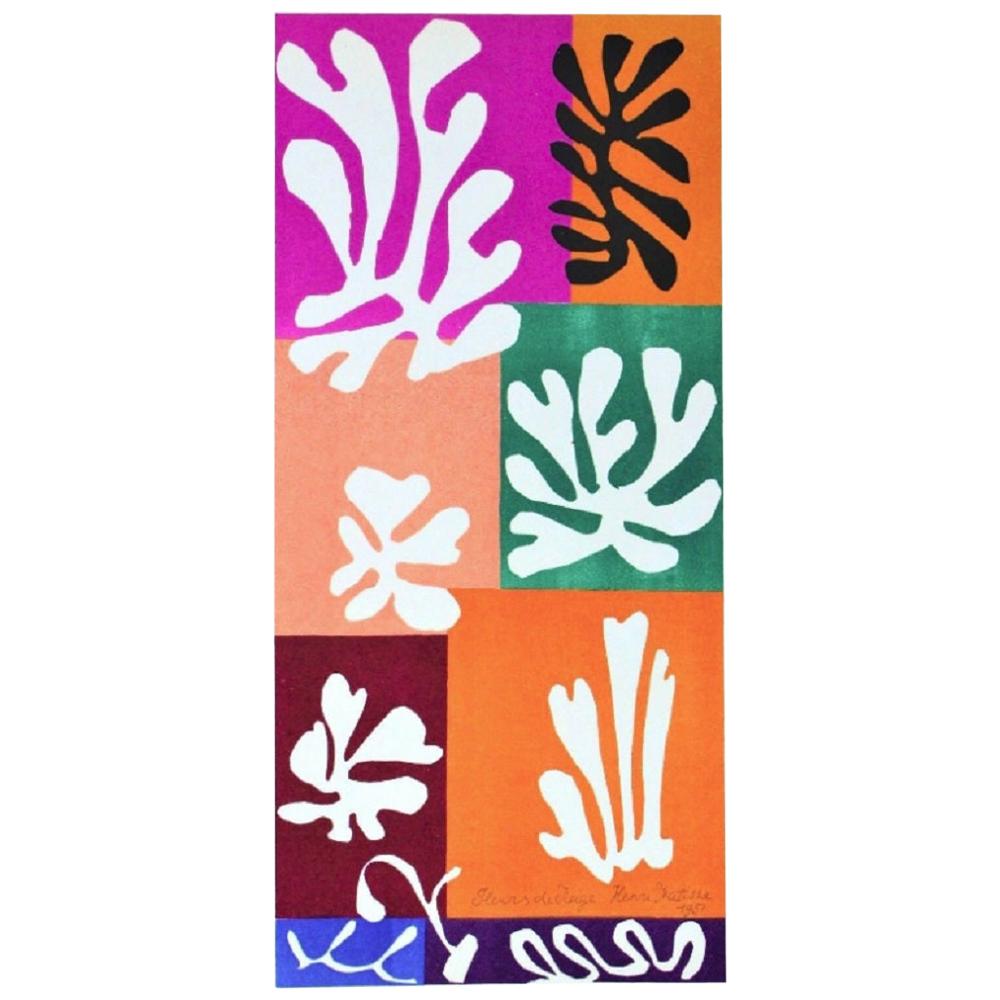 Henri Matisse Fleur de Neige Original Vintage Poster