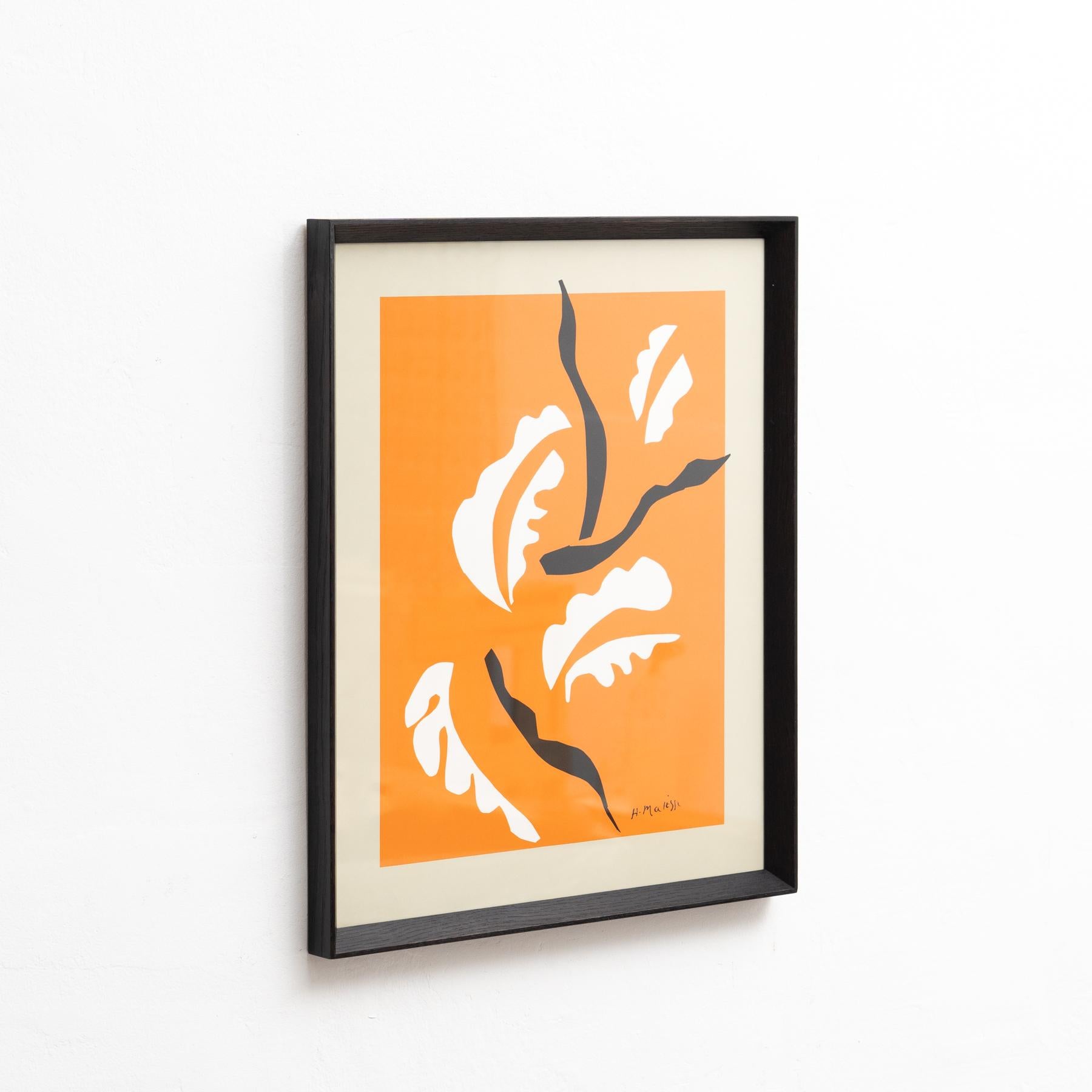 Henri Matisse Framed Color Lithography, circa 1970 For Sale 3