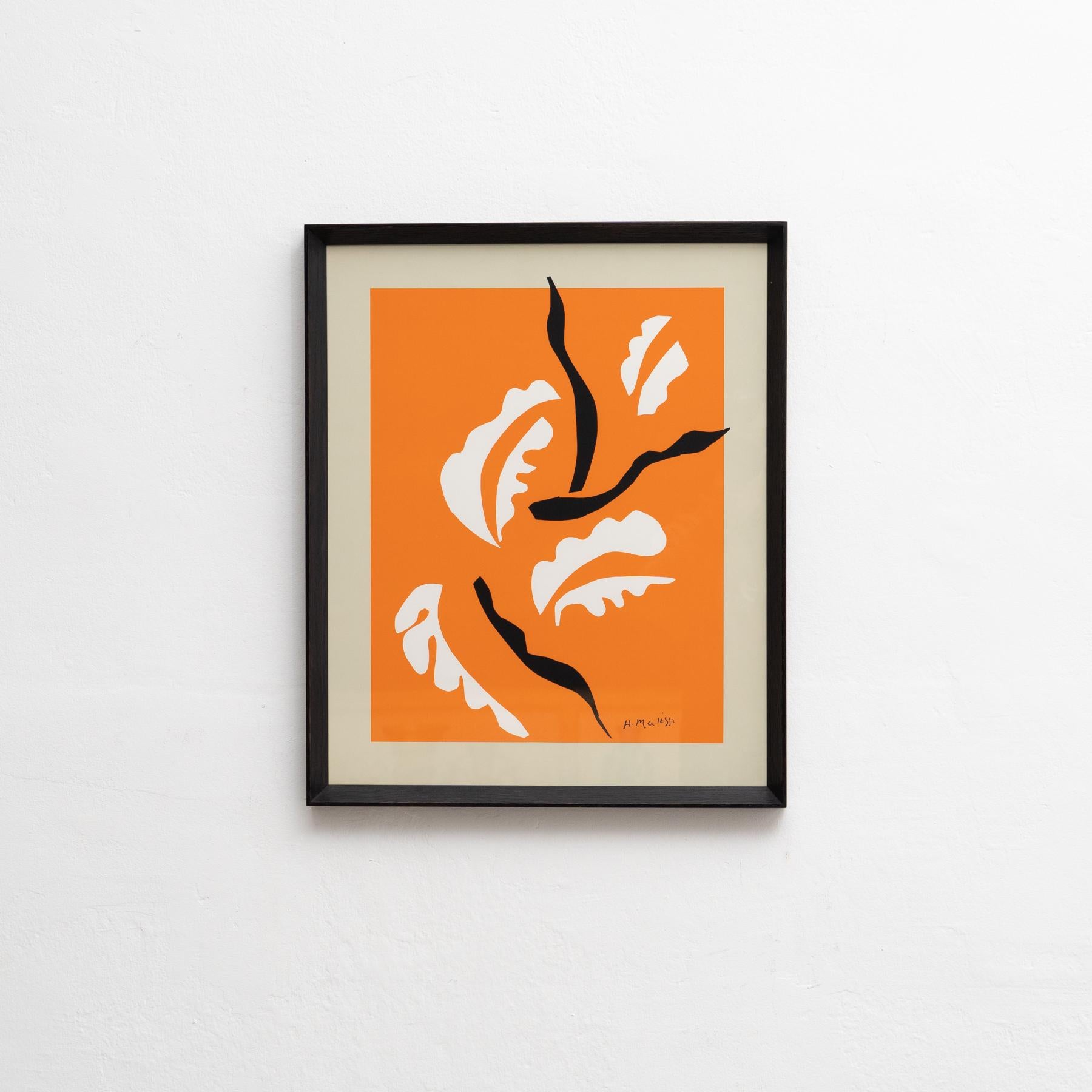 Farblithografie nach dem Werk von Henri Matisse,
Gerahmt auf hochwertigem Rahmen aus lackiertem Massivholz.

Im Stein signiert.

Henri Matisse, ob als Zeichner, Bildhauer, Grafiker oder Maler, Henri Matisse war ein Meister der Farbe. Obwohl er an