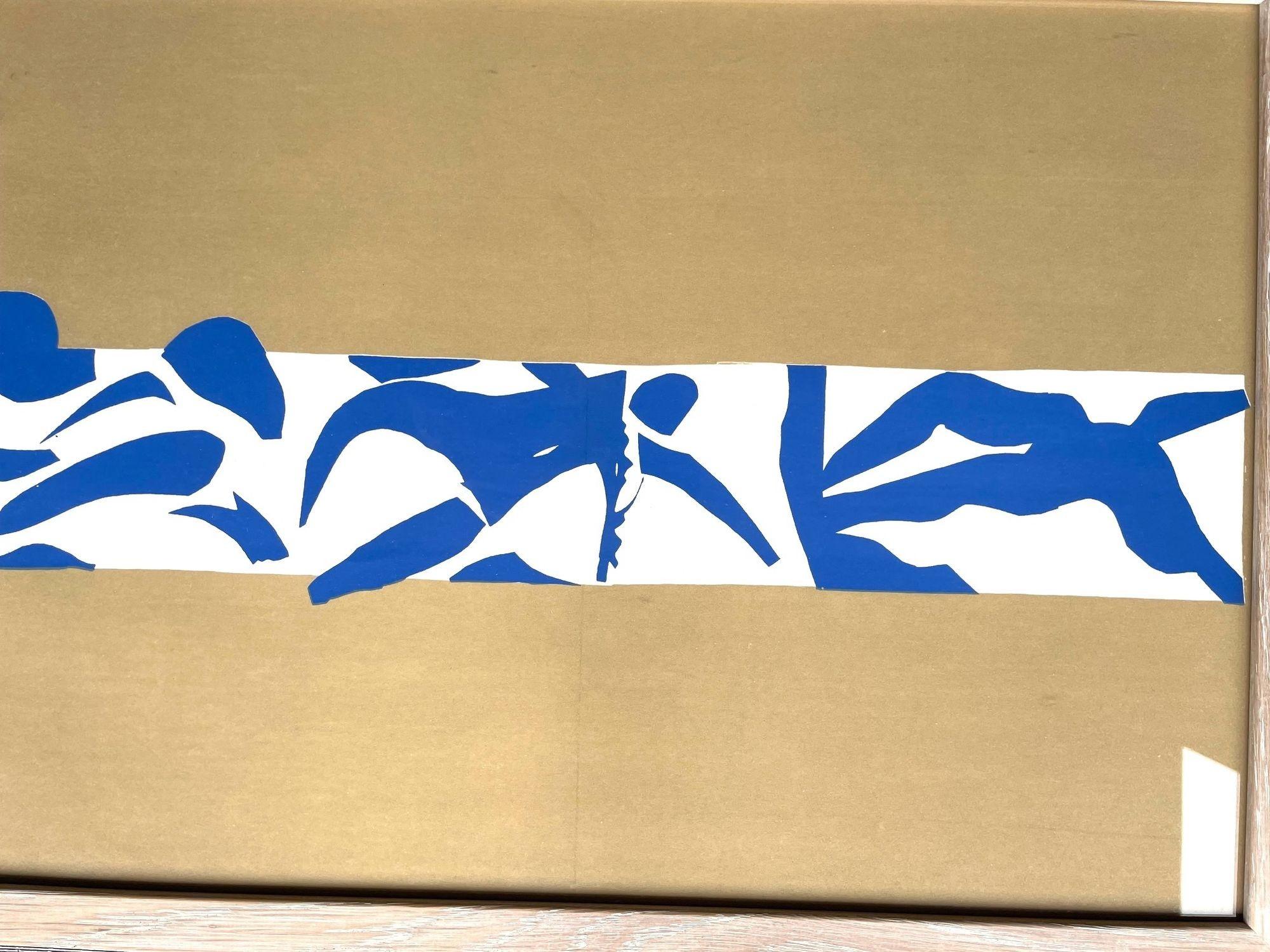 Henri Matisse „La Piscine Panel A“, Orignal-Lithographie, 1954 von Mourlot Freres (Gekalkt) im Angebot