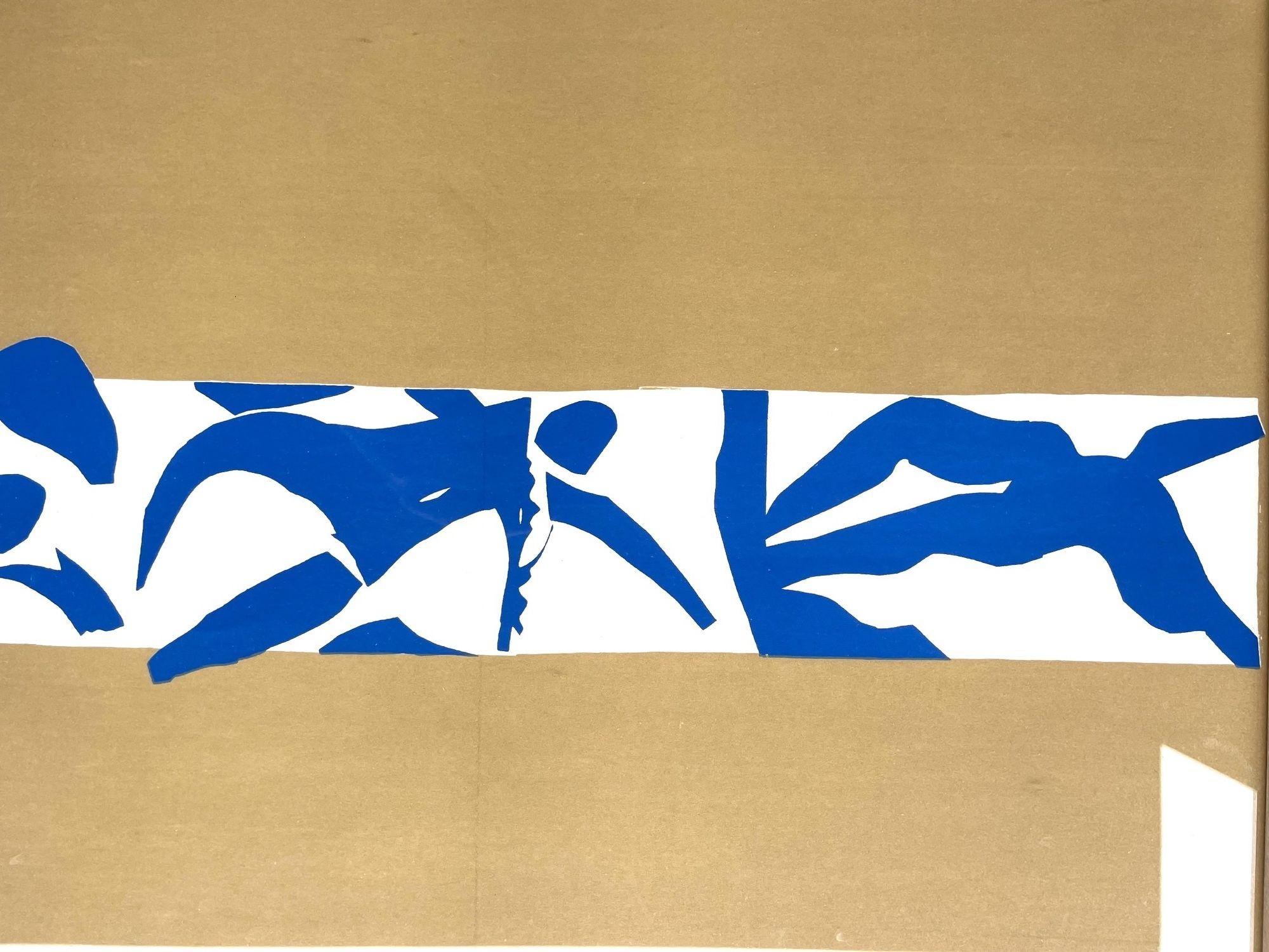 Lithographie originale « La Piscine Panel A » d'Henri Matisse, 1954 par Mourlot Freres Bon état - En vente à London, GB
