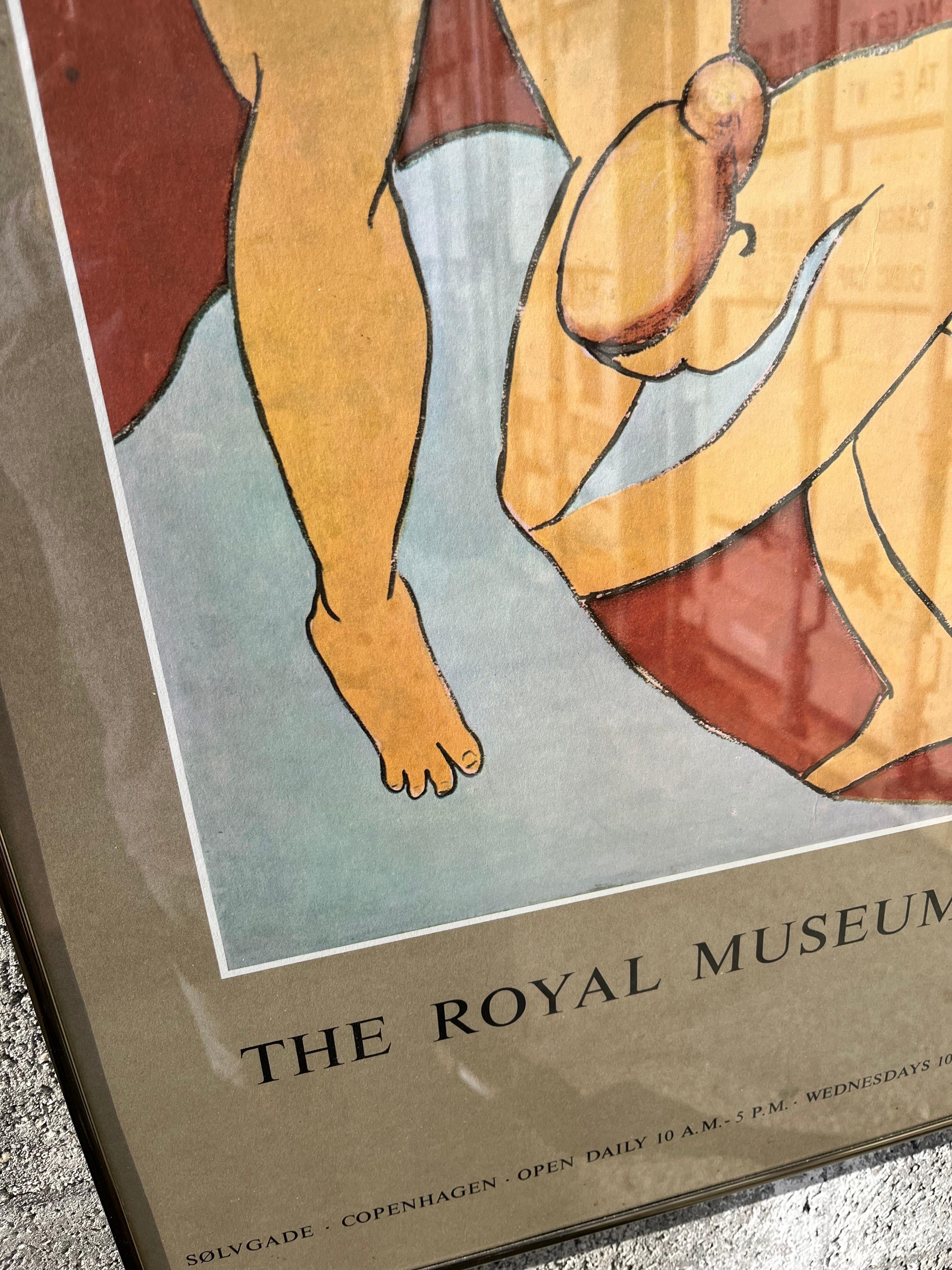 Henri Matisse, Le Luxe II, Museo Real de Bellas Artes de Copenhague Póster enmarcado. en venta 5