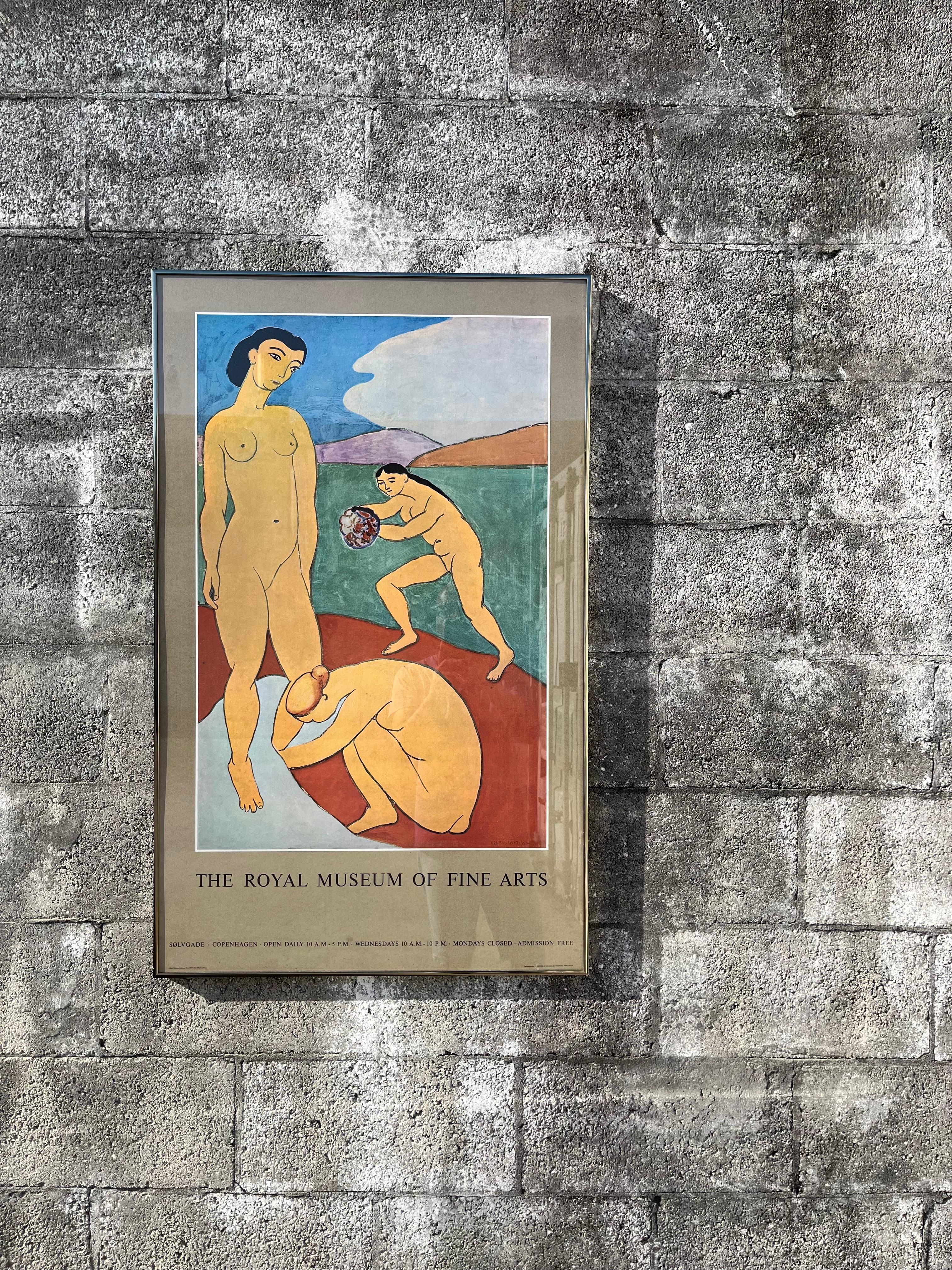 Henri Matisse, Le Luxe II, Museo Real de Bellas Artes de Copenhague Póster enmarcado. en venta 6