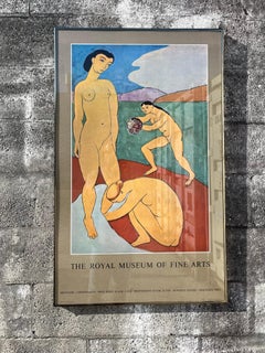 Henri Matisse, Le Luxe II, Museo Real de Bellas Artes de Copenhague Póster enmarcado.