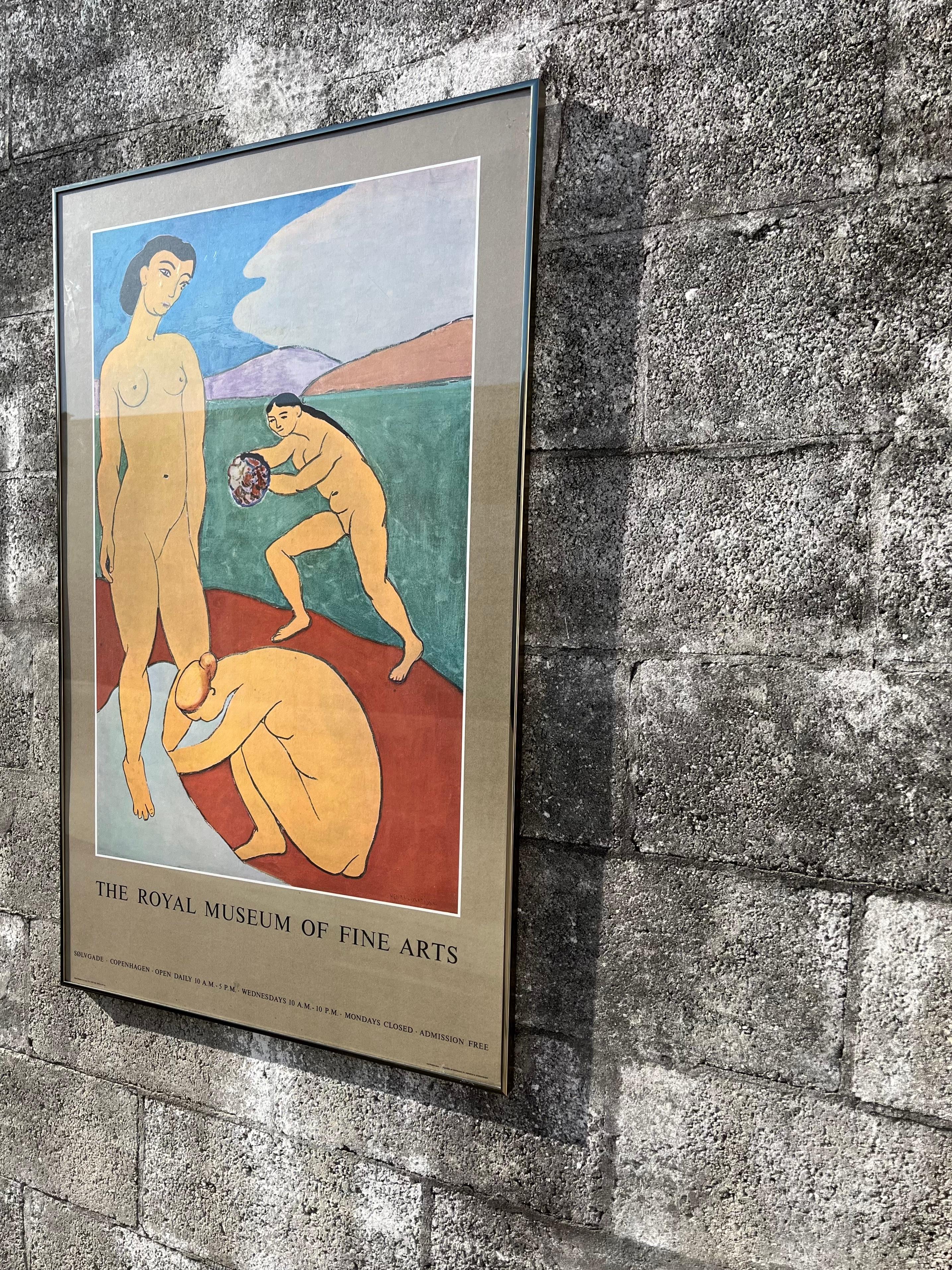 Henri Matisse, Le Luxe II, Museo Real de Bellas Artes de Copenhague Póster enmarcado. Danés en venta
