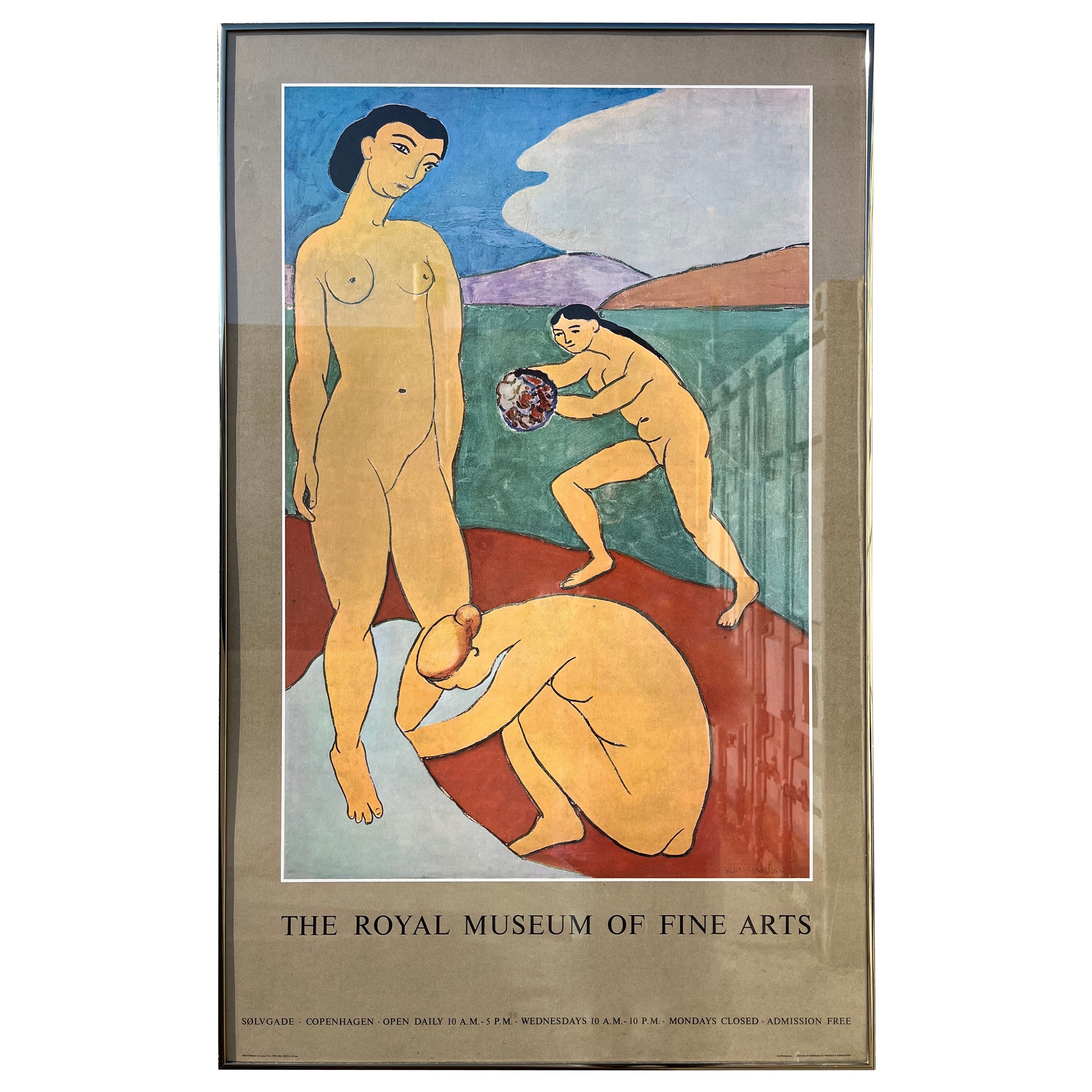 Henri Matisse, Le Luxe II, Copenhagen Royal Museum of Fine Arts Framed Poster.