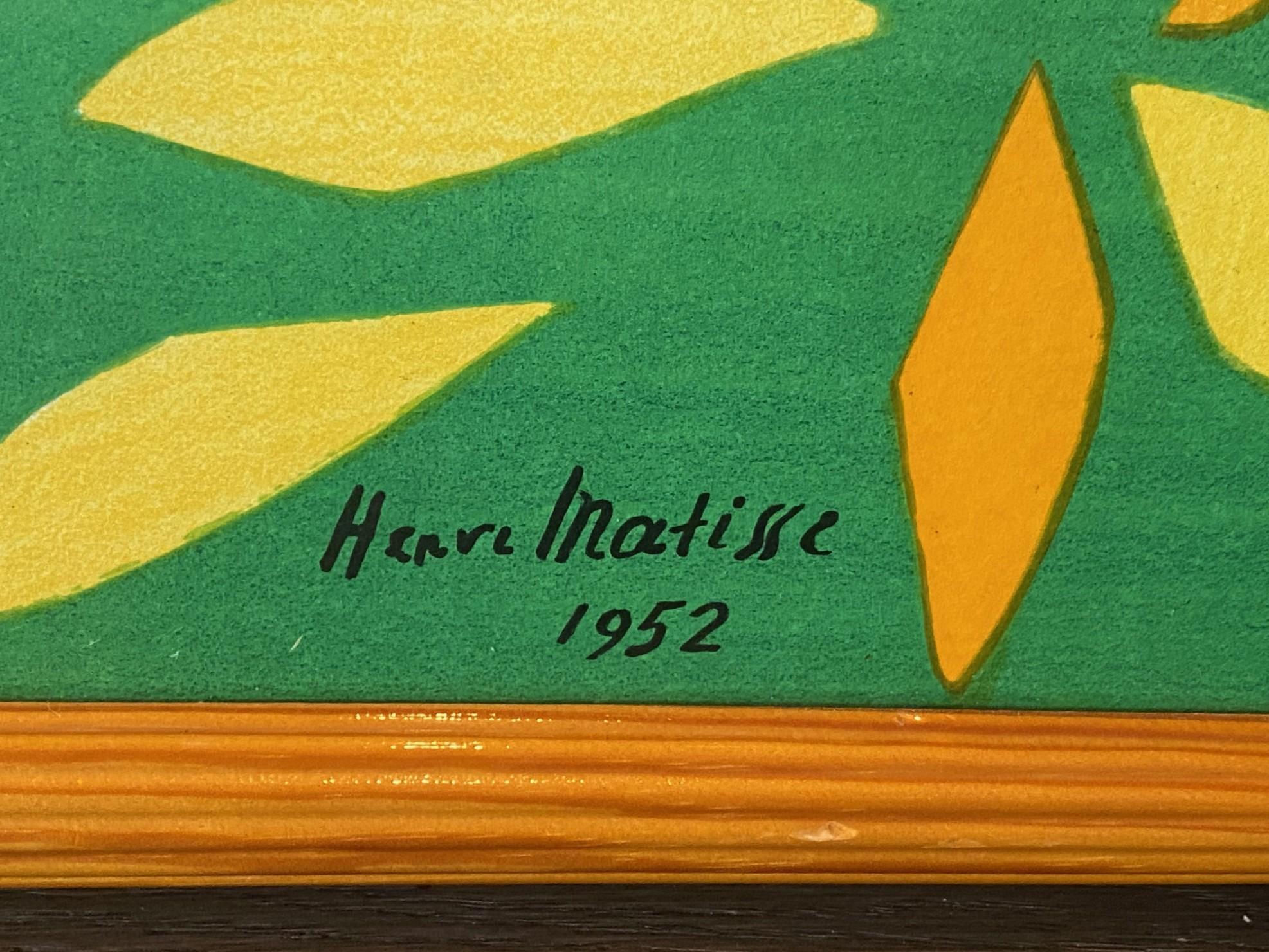 Henri Matisse Limited Ed. Lithograph La Tristesse du Roi The Sadness of The King en vente 10