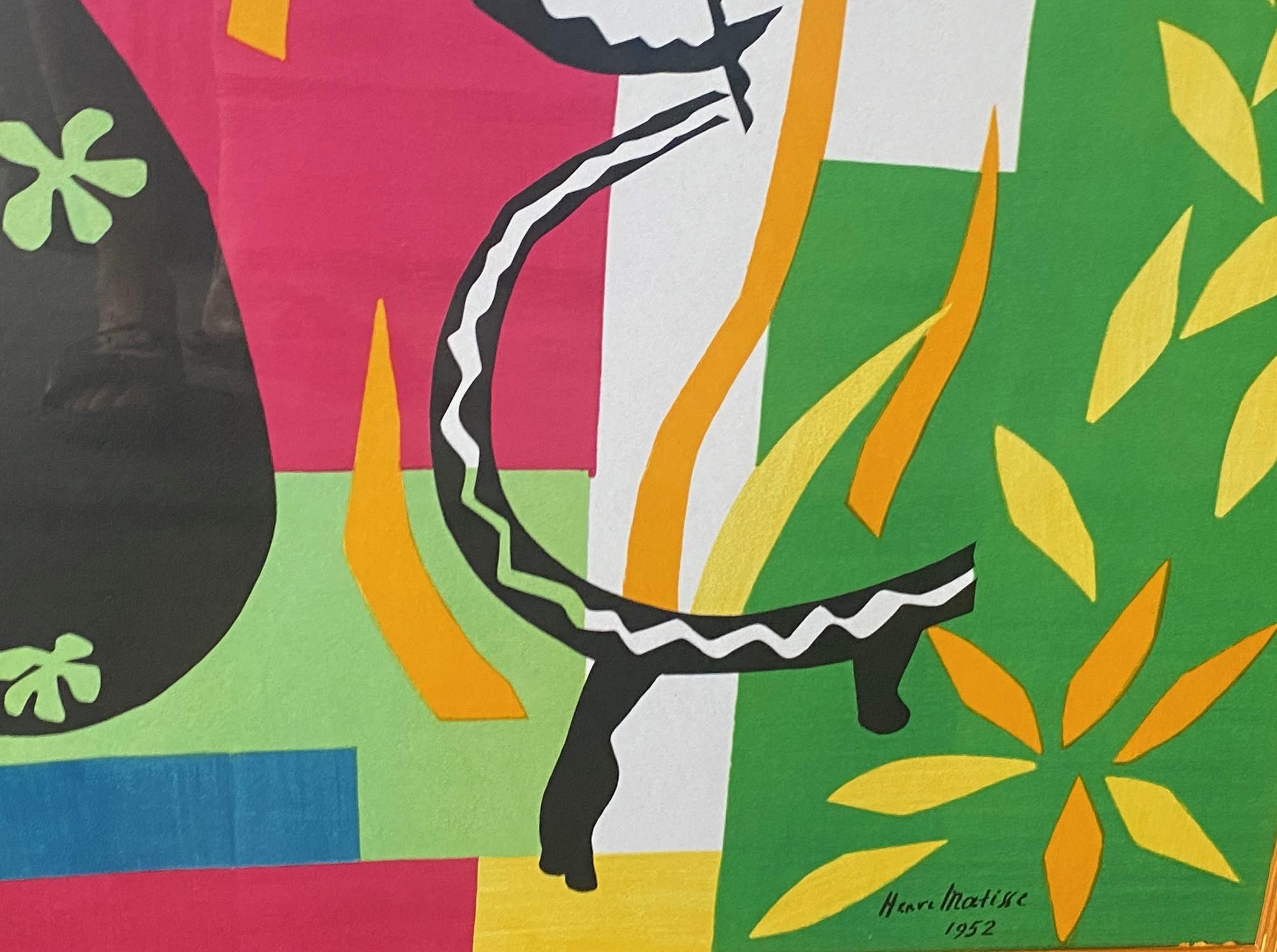Henri Matisse Limited Ed. Lithograph La Tristesse du Roi The Sadness of The King en vente 1