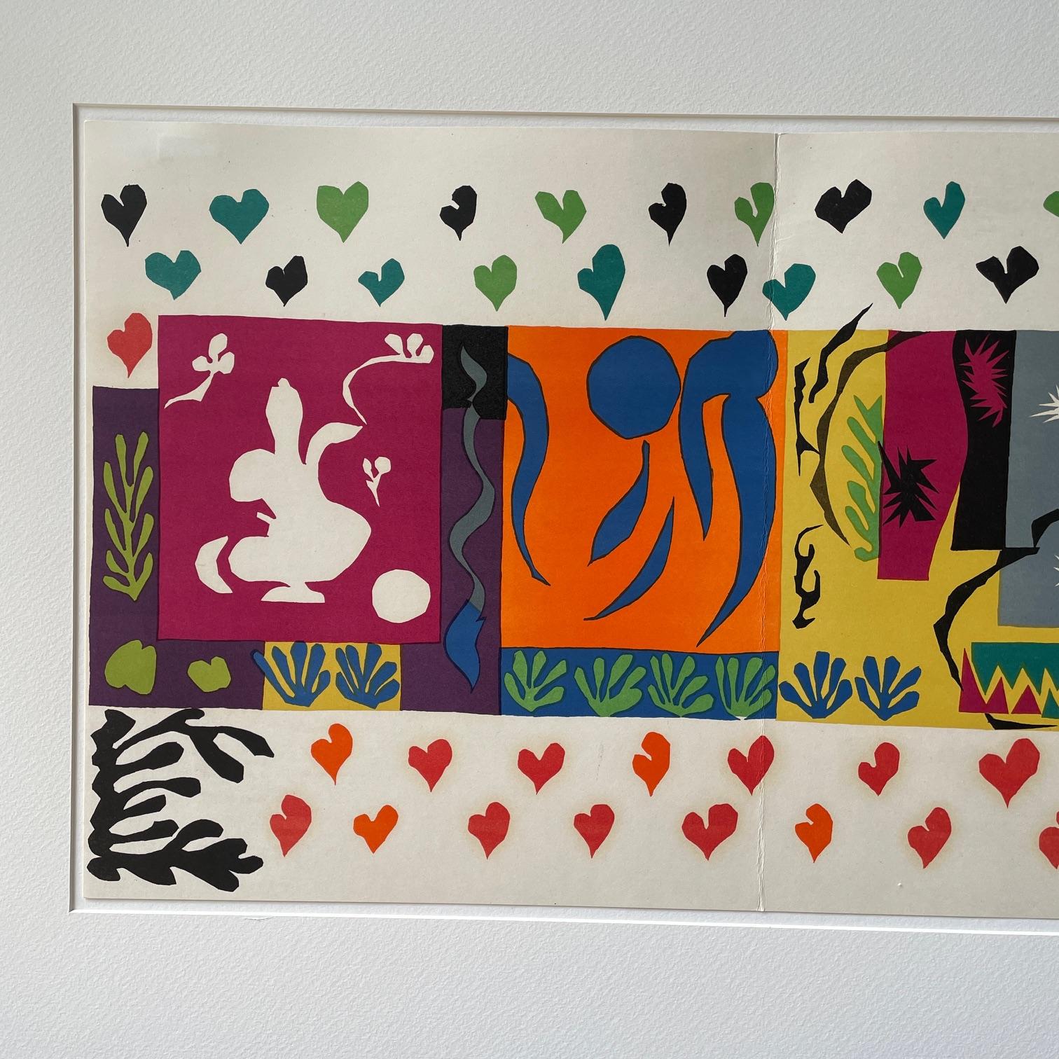 Henri Matisse Litografía de la Cartera de Jazz Página desplegable Francés en venta