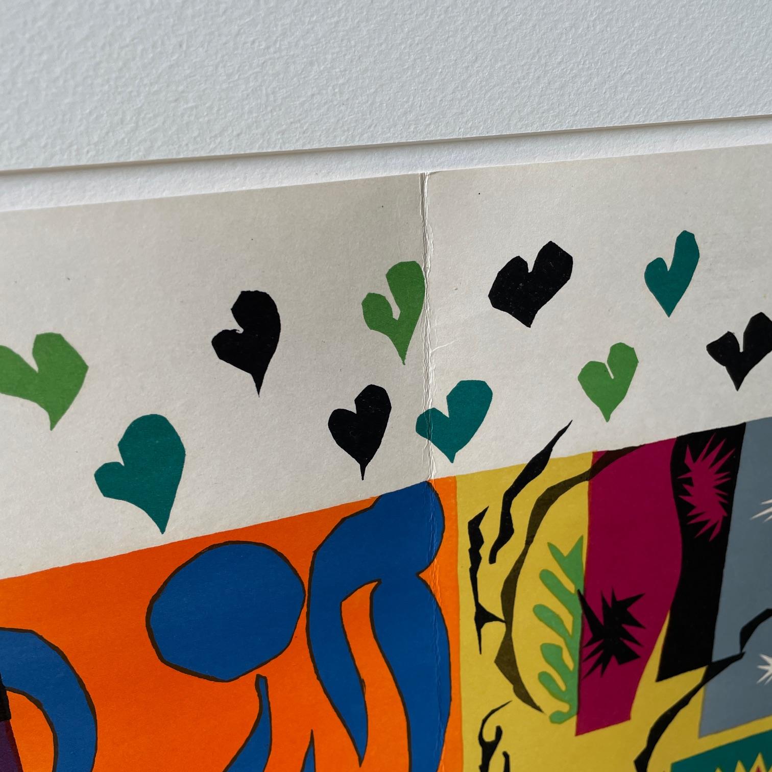 Henri Matisse Litografía de la Cartera de Jazz Página desplegable Papel en venta