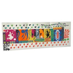 Henri Matisse Lithograph from the Jazz Portfolio Folded Out Page
