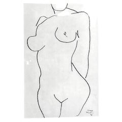 Henri Matisse „Akt“ von 1949  Lithographie, 1954 gedruckt von Mourlot Freres, Paris