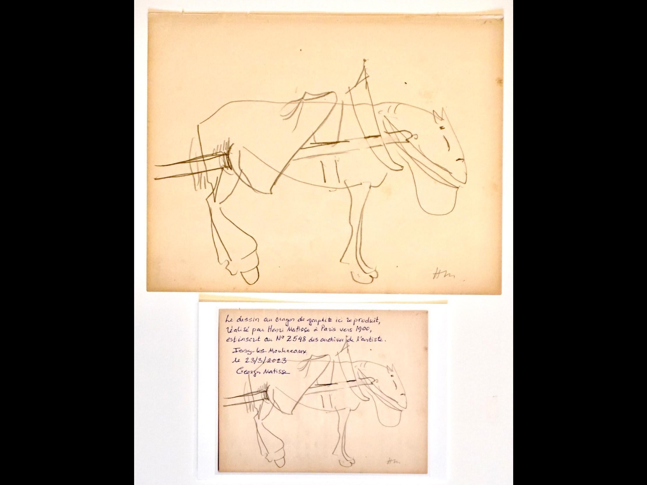 Disegno a pastello di Henri Matisse Direttamente dalla proprietà Matisse in vendita 3