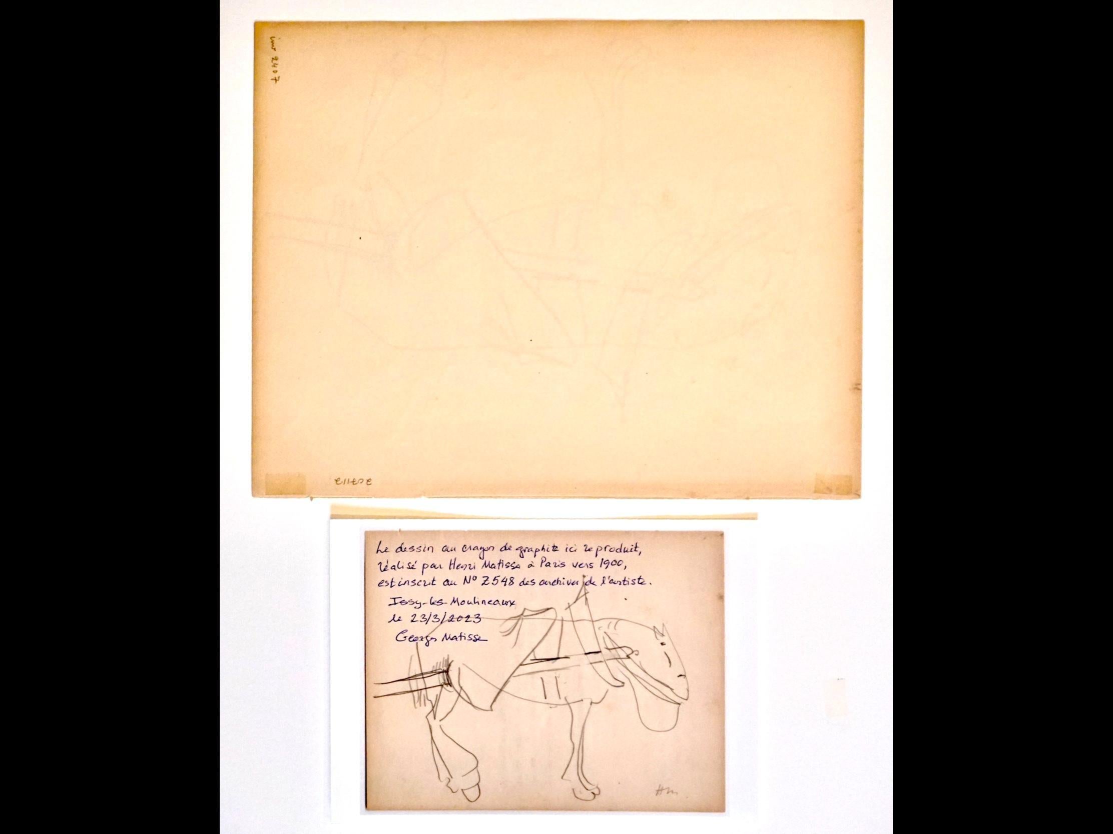 Disegno a pastello di Henri Matisse Direttamente dalla proprietà Matisse in vendita 4