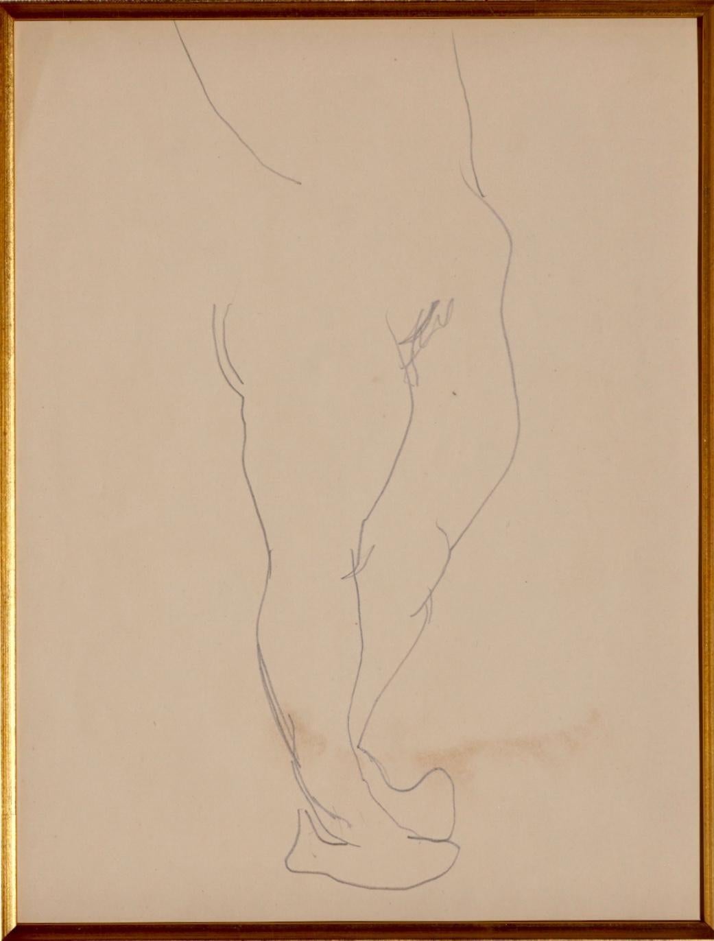 Henri Matisse-Zeichnung eines nackten Torso aus einem Nachlass von Matisse im Angebot 2