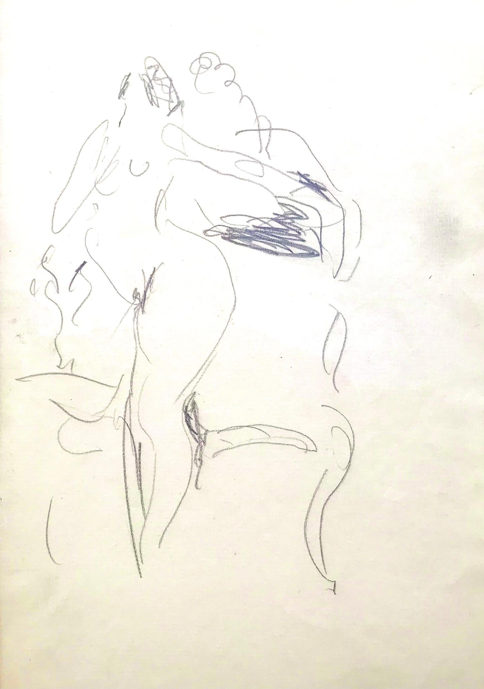 Henri Matisse crayon nu par chaise de la succession Matisse en vente 3