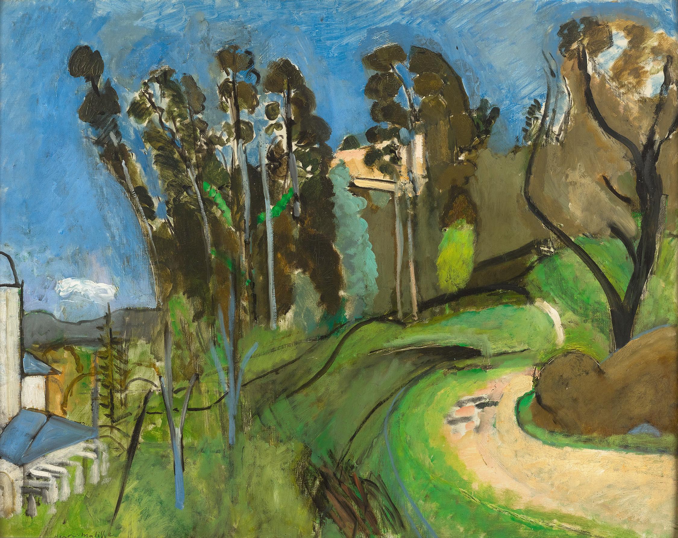 Paysage du Mont Alban, Nice par Henri Matisse