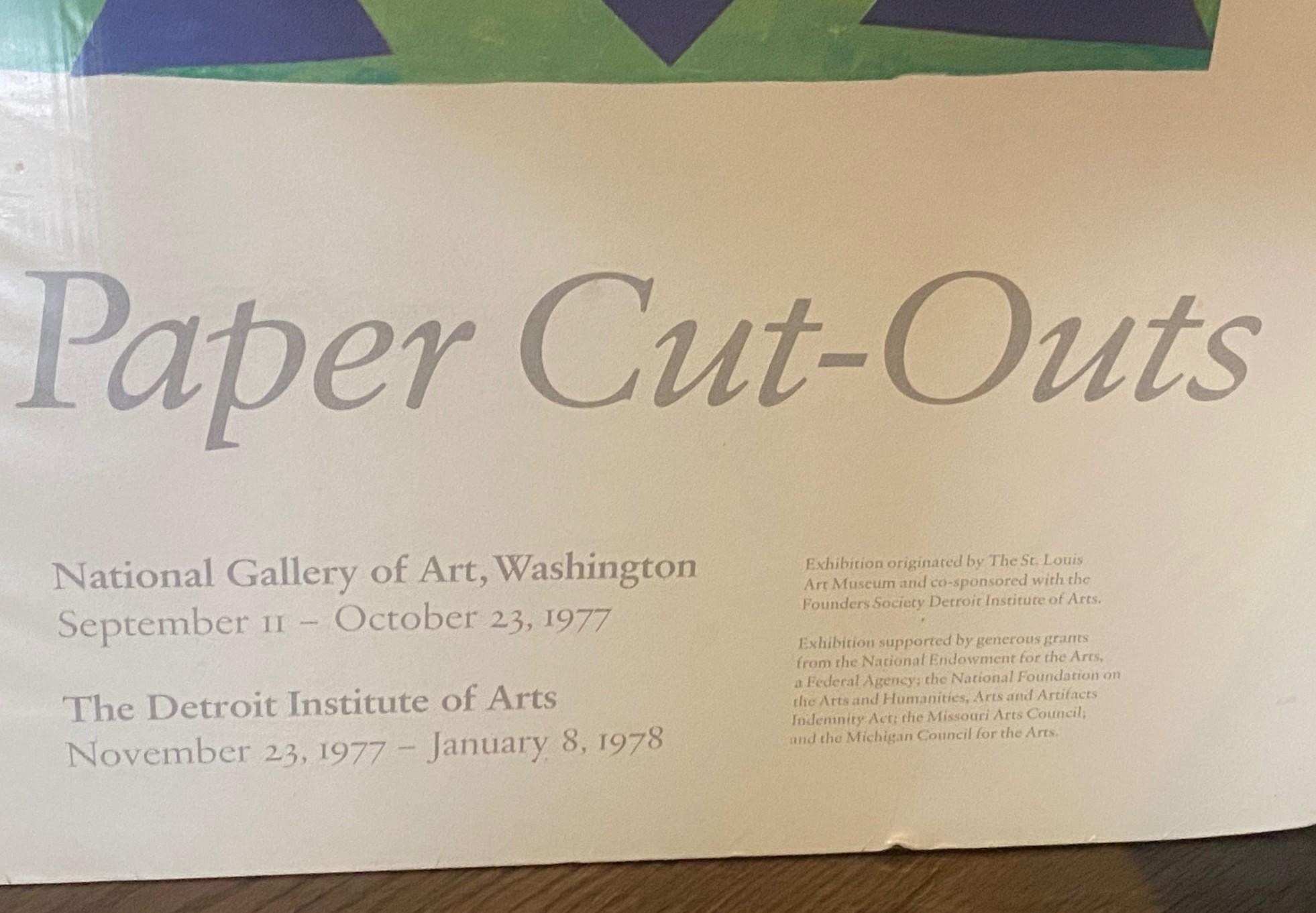 Henri Matisse Papierausschnitte  St. Louis Art Museum Original-Ausstellungsplakat im Angebot 10