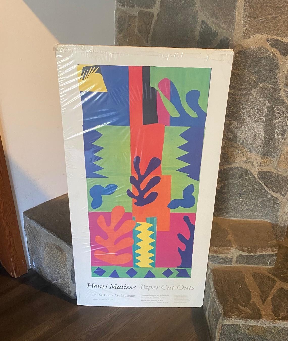 Ein wunderschön komponiertes und farbenfrohes originales Vintage-Poster von Henri Matisse aus seiner Ausstellung 