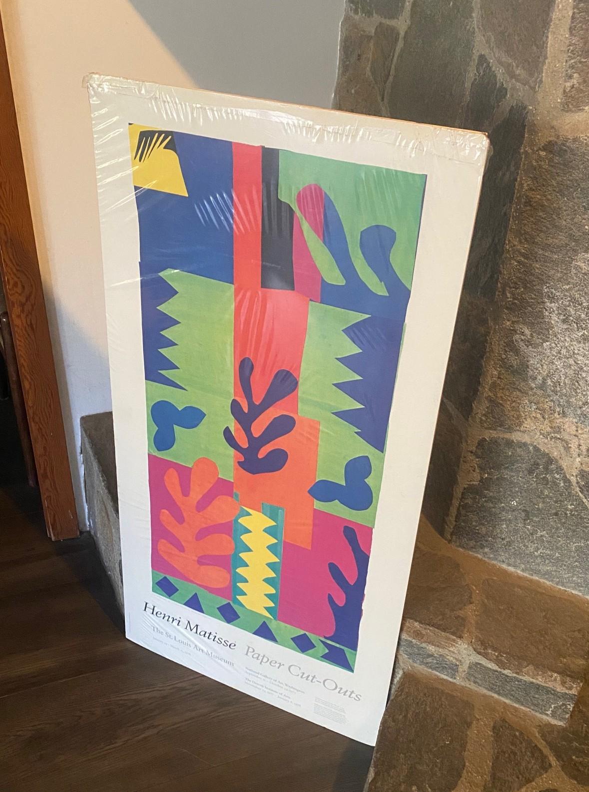 Henri Matisse Papierausschnitte  St. Louis Art Museum Original-Ausstellungsplakat im Zustand „Gut“ im Angebot in Studio City, CA