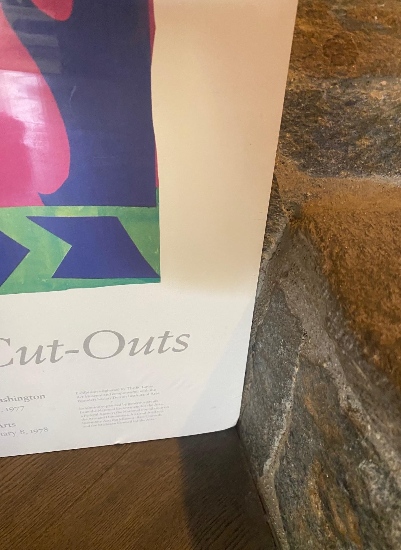 Henri Matisse Papierausschnitte  St. Louis Art Museum Original-Ausstellungsplakat im Angebot 3