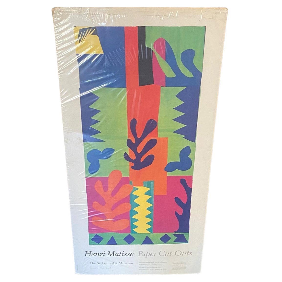 Henri Matisse Papierausschnitte  St. Louis Art Museum Original-Ausstellungsplakat im Angebot