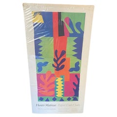 Ritagli di carta di Henri Matisse  Poster originale della mostra del Museo d'Arte di St. Louis