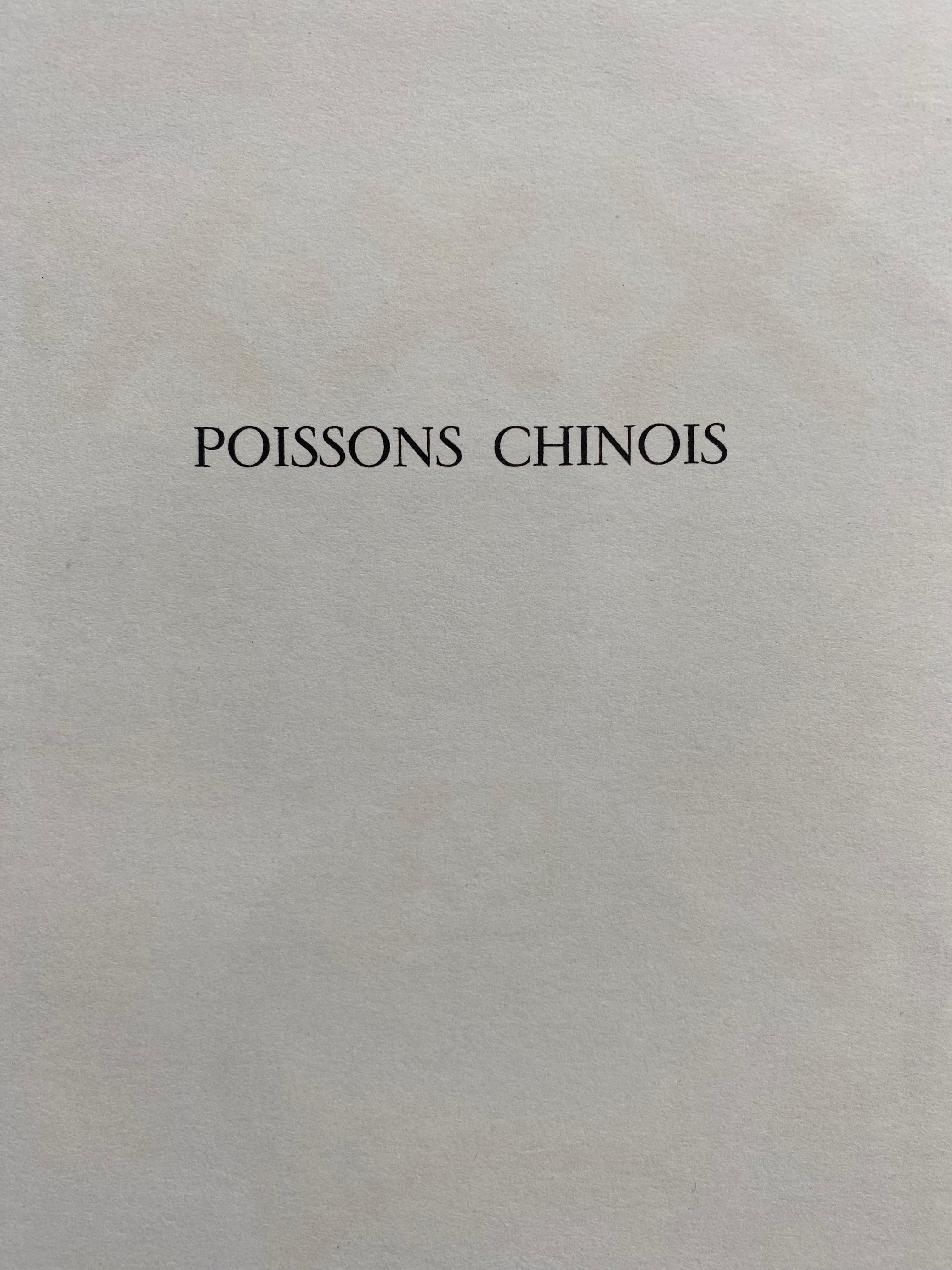 Mid-20th Century Henri Matisse Poissons Chinois