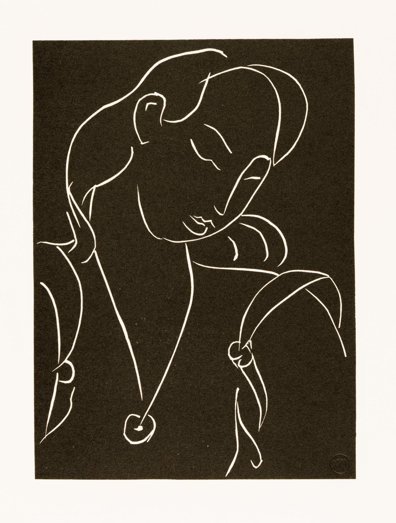 Henri Matisse Figurative Print – "". . Dors, dormeuse aux longs cils . ""