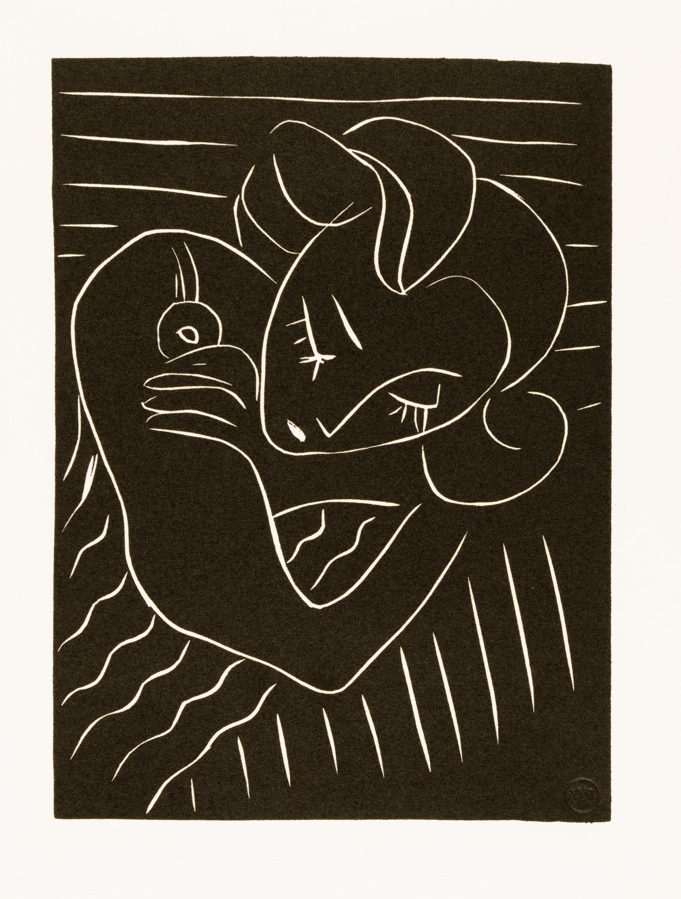 Figurative Print Henri Matisse - ". . . Dors, dormeuse aux longues clous... ""