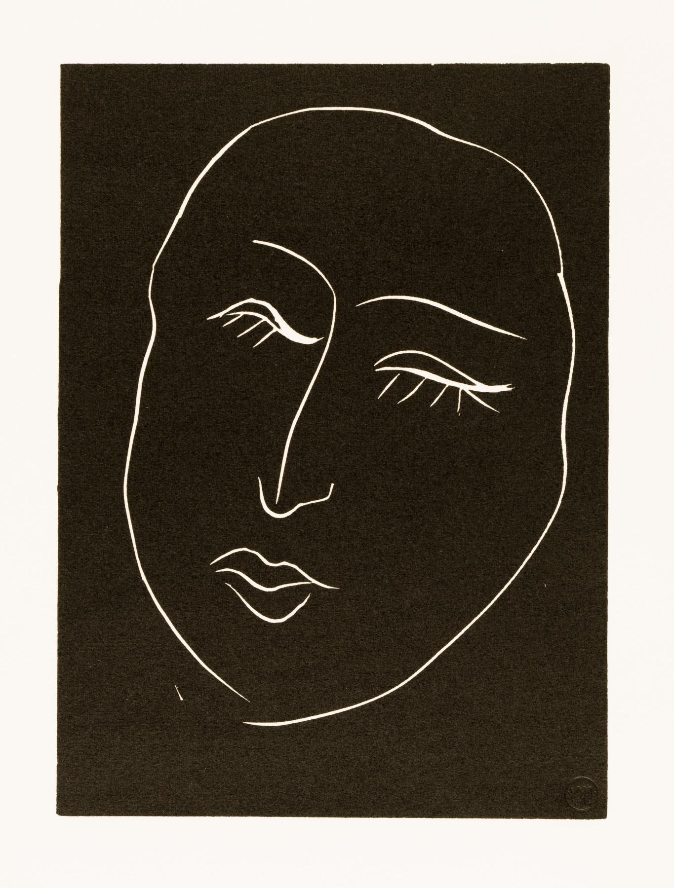Henri Matisse Figurative Print - . . . Dors, dormeuse aux longs cils . . ."